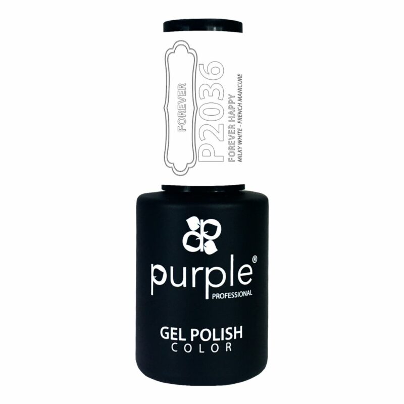 Purple Verniz Gel P2036 Forever Happy Milky White 10ml