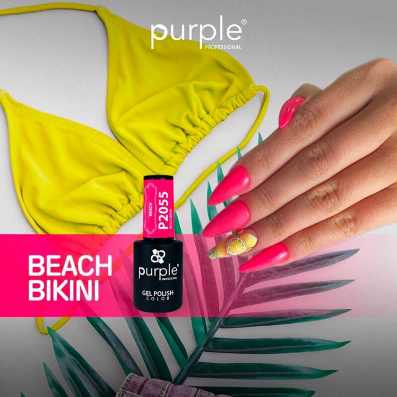 Purple Verniz Gel P2055 Beach Bikini 10ml