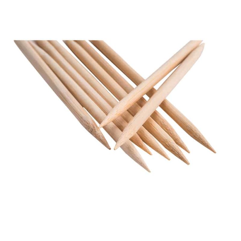 Dompel palito bamboo 2 pontas 50 unidades