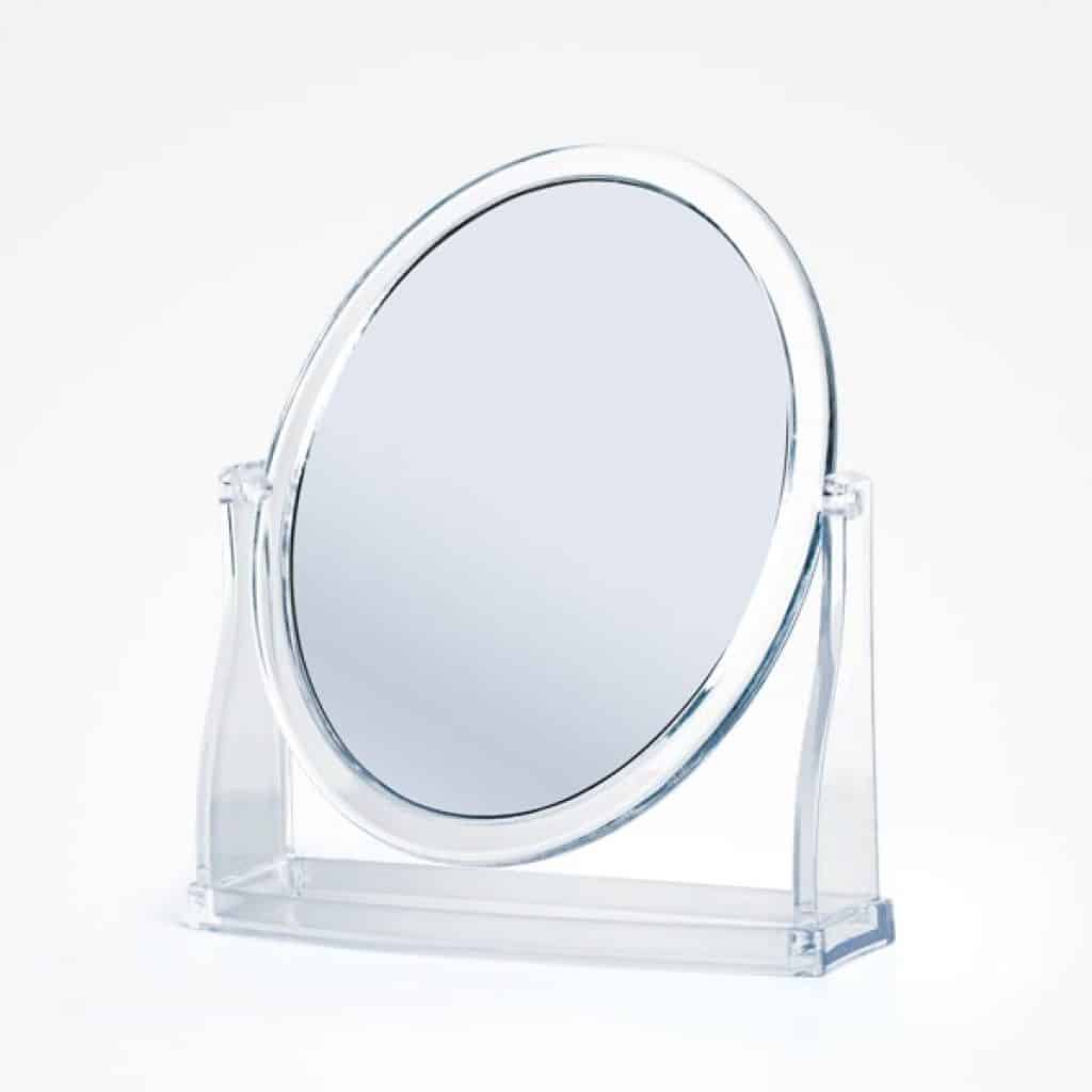 Bifull Espelho oval duplo 15x12cm giratorio 360º / 1x-2x
