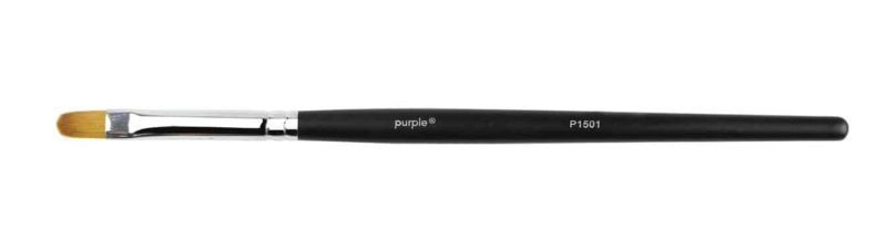 Purple Pincel Nylon Oval Gel/Acrilico 8