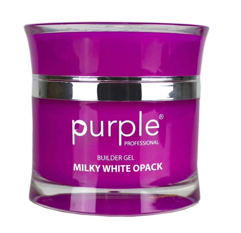 Purple Gel Construção Milky White Opack 100g