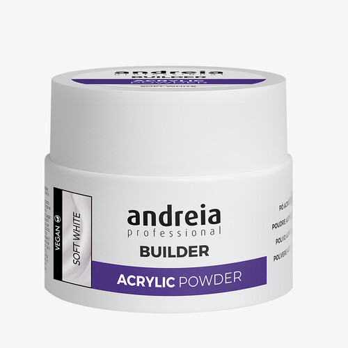 Andreia builder pó acrilico soft white vegan 35Gr
