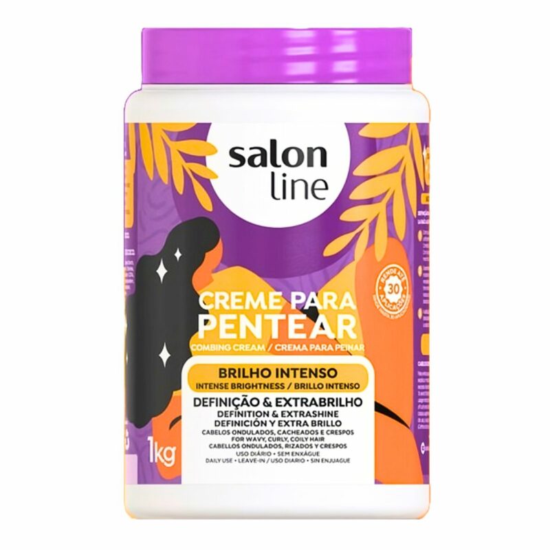Salon Line Creme De Pentear Brilho Intenso 1Kg