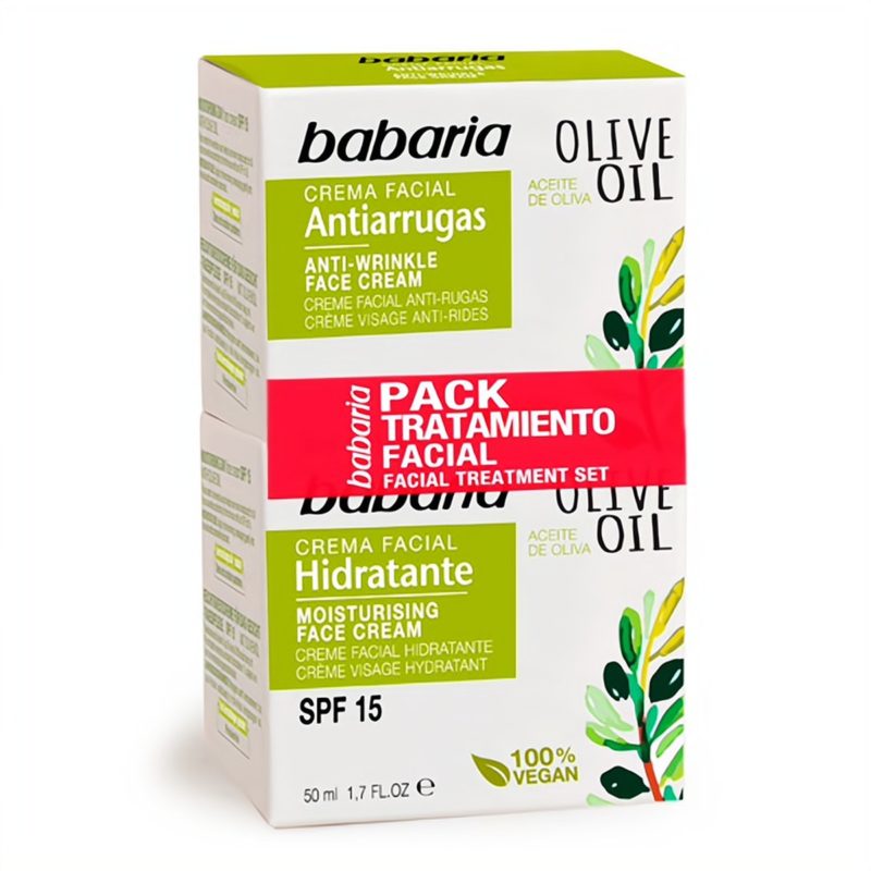 Babaria kit facial olive oil dia/noite