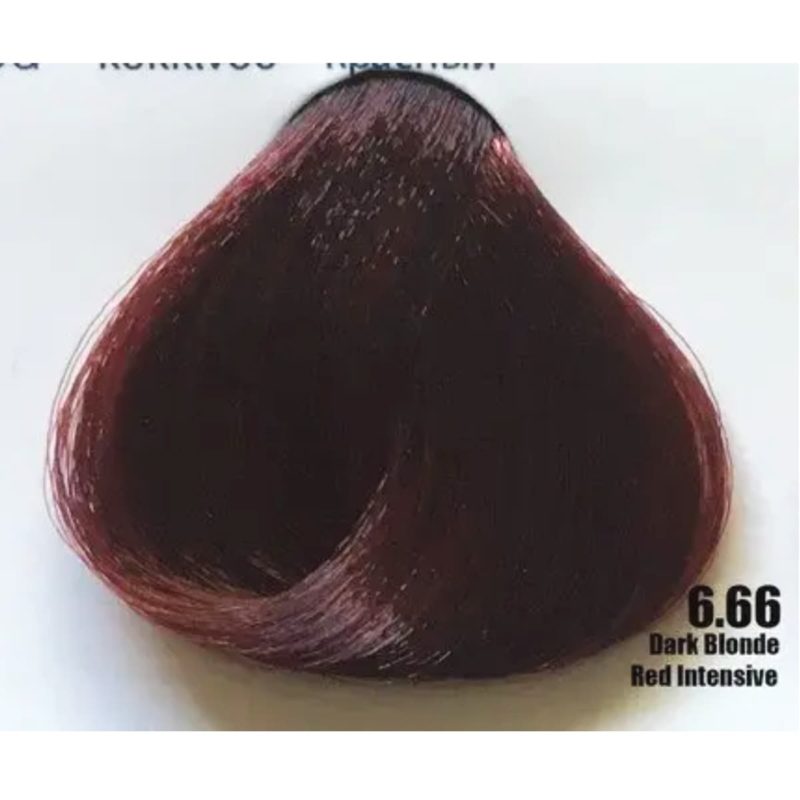Raywell Tinta Sem Amonia 6.66 Louro Escuro Vermelho Intenso 100ml