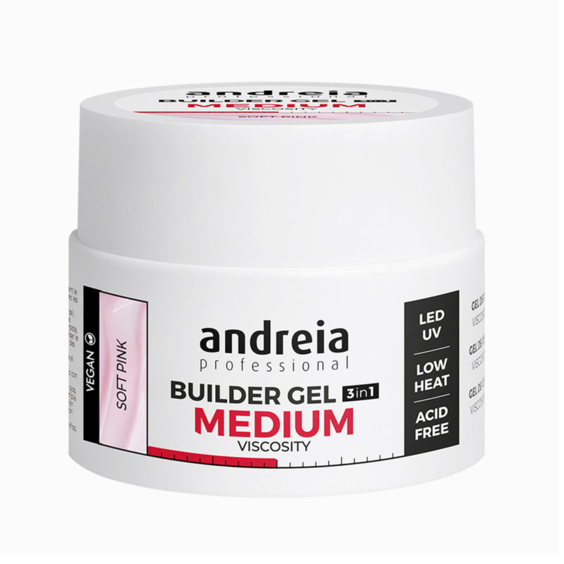 Andreia professional builder gel medium soft pink 44gr