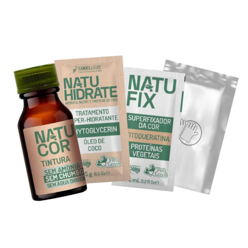 Embelleze Natucor Kit Coloração Vegana - Preto Natural 1.0