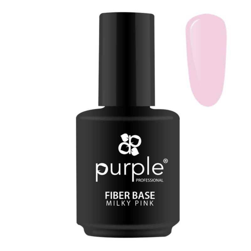Purple Fiber Base Milky Pink 15ml