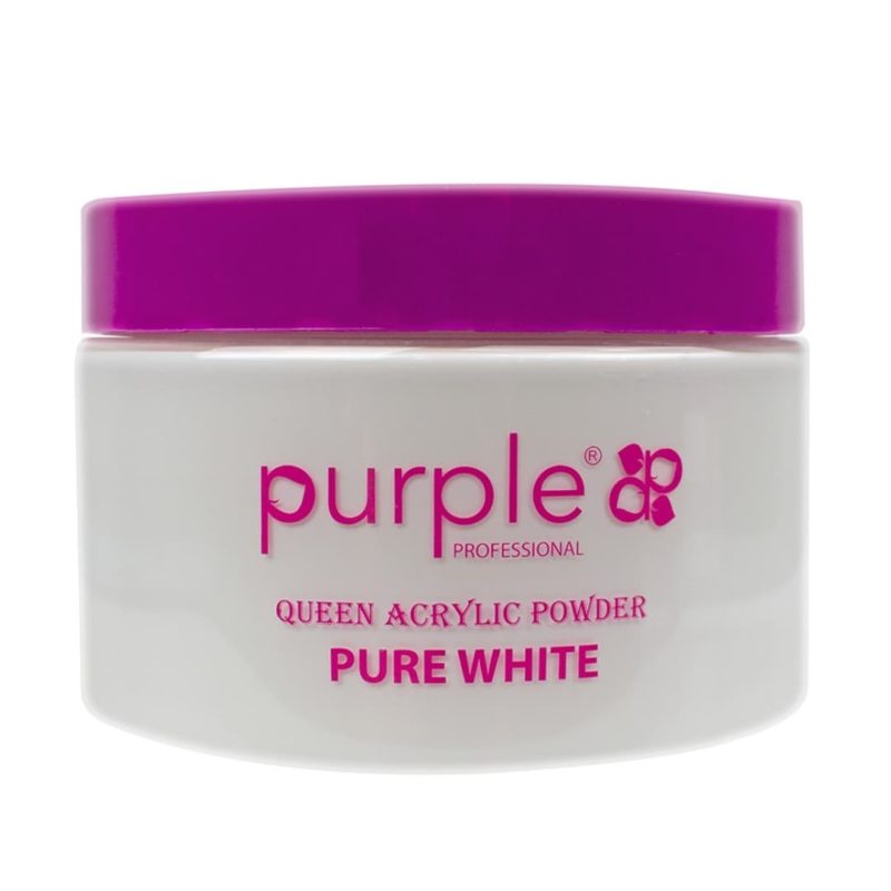 Purple queen acrylic powder pure white 200gr
