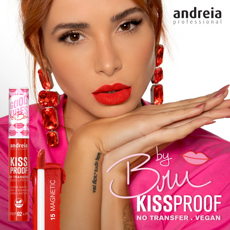 Andreia Gloss Kiss Proof Magnetic 15 8ml