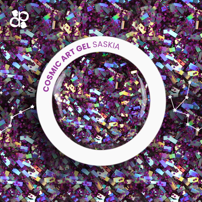 Purple Cosmic Art Gel Saskia 5g